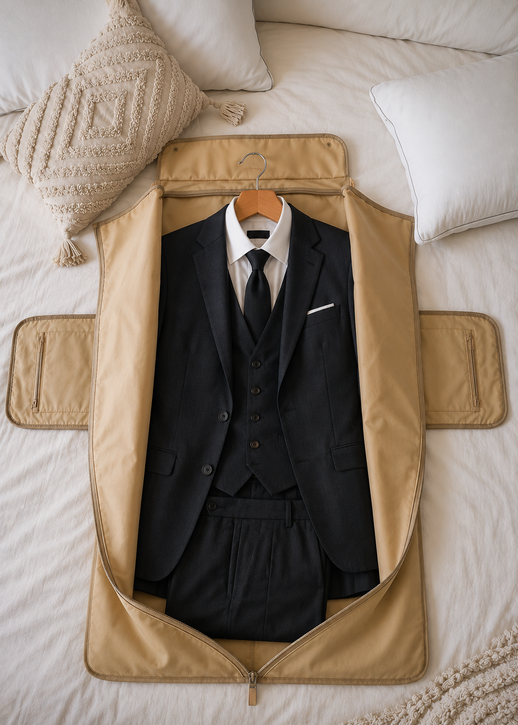 Porte-habits Dolcetrip avec costume protégé