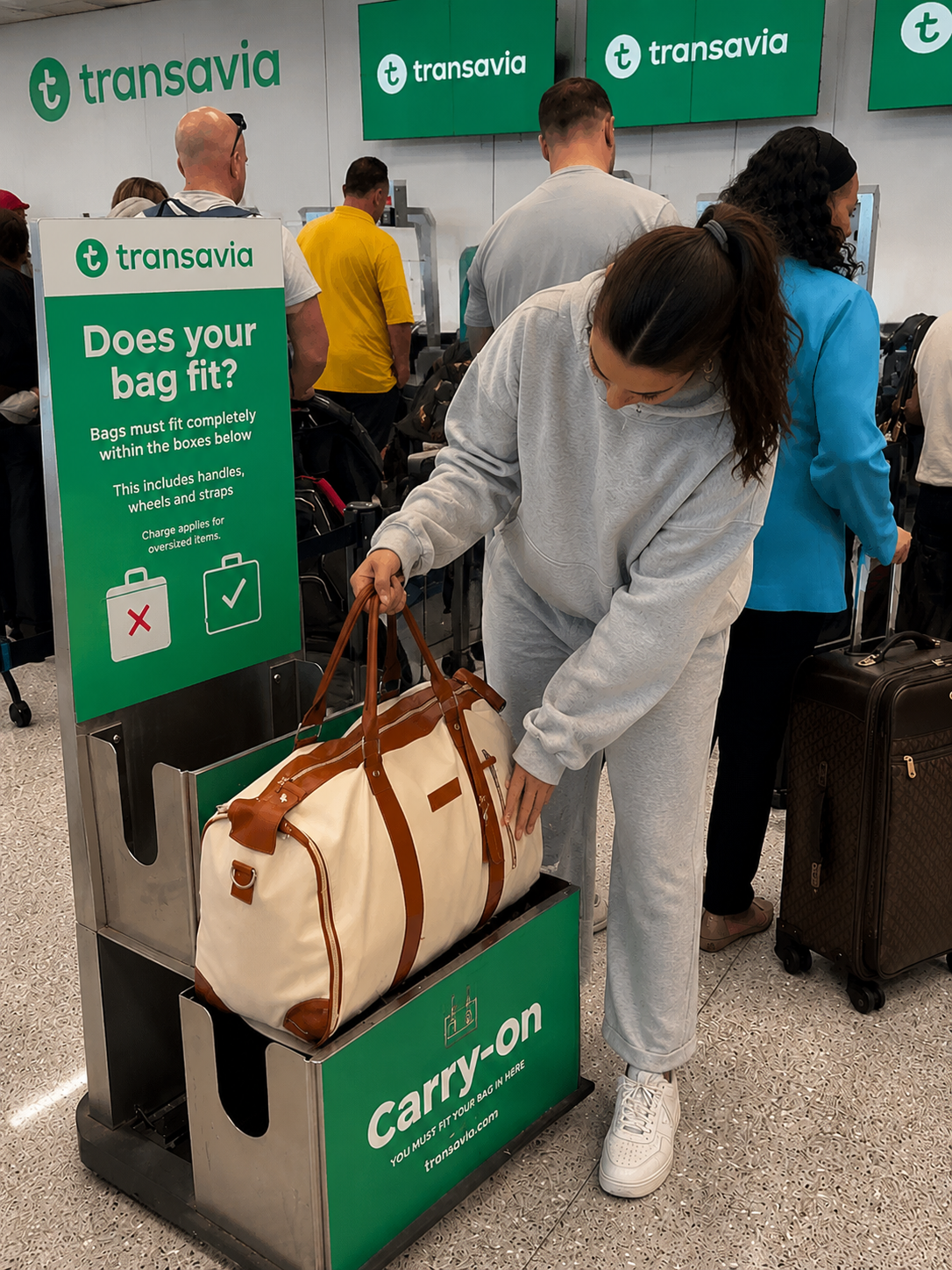 Porte-habits Dolcetrip utilisé en voyage